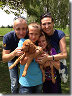 NORBERTO CON FAMIGLIA E JOKER LUGLIO 2013